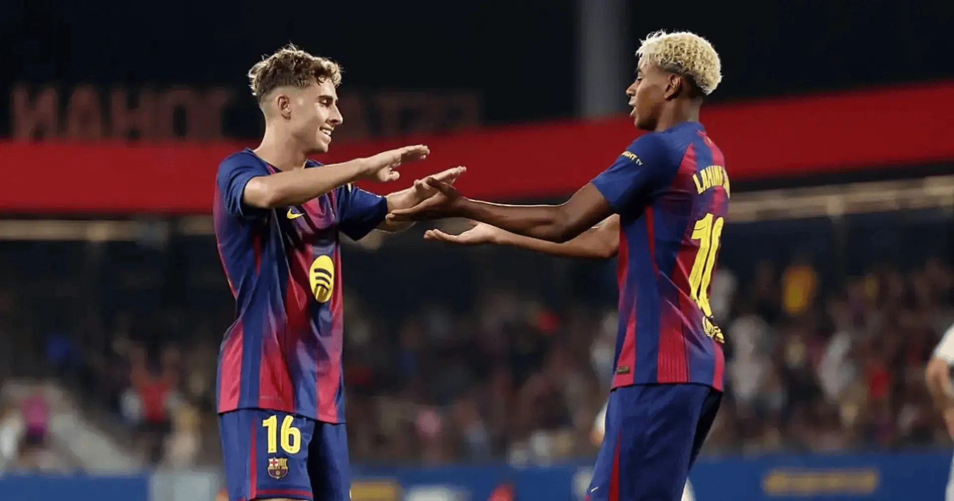 V体育网站-10球10助，费尔明成为亚马尔后本季第二位两双西甲球员